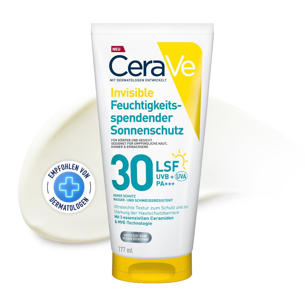 CeraVe Invisible Feuchtigkeitssp. Sonnenschutz LSF 30 177 ml