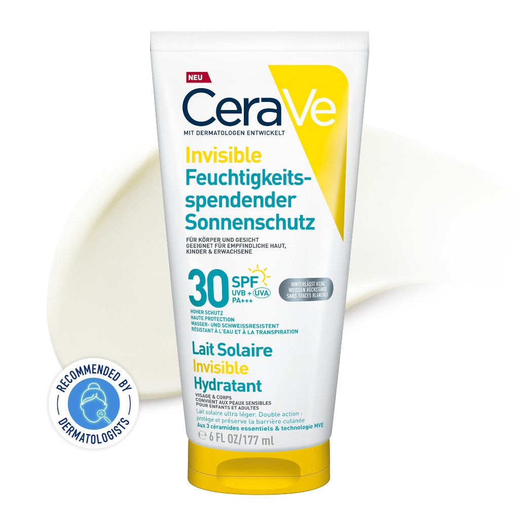 CeraVe Invisible Feuchtigkeitssp. Sonnenschutz LSF 30 177 ml