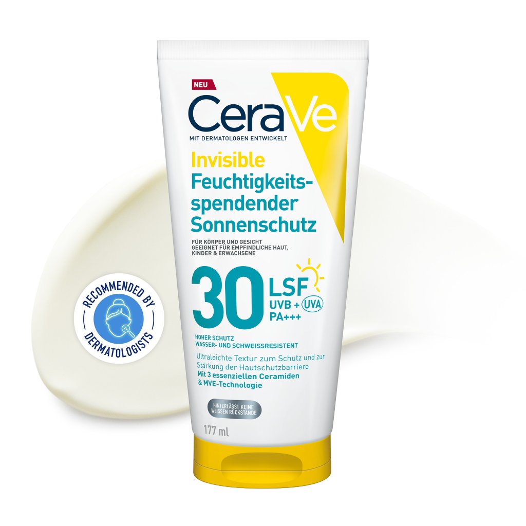 CeraVe Invisible Feuchtigkeitssp. Sonnenschutz LSF 30 177 ml