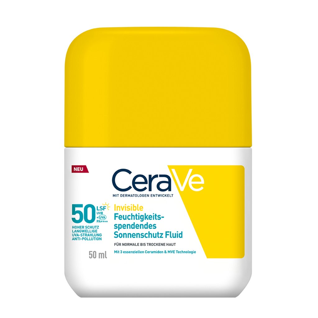 CeraVe Invisible Feuchtigs.  Sonnenschutz Fl. LSF 50 50 ml