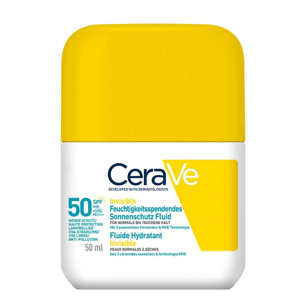 CeraVe Invisible Feuchtigs.  Sonnenschutz Fl. LSF 50 50 ml
