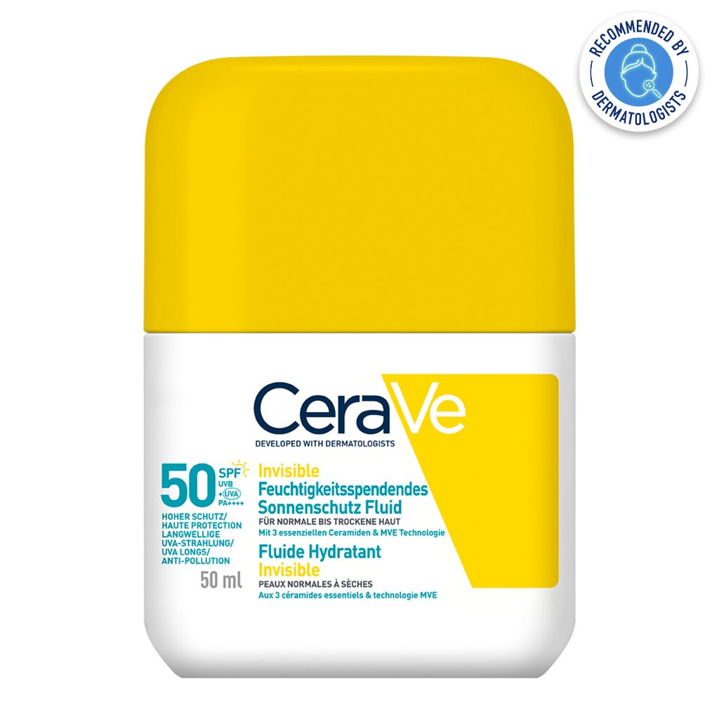 CeraVe Invisible Feuchtigs.  Sonnenschutz Fl. LSF 50 50 ml