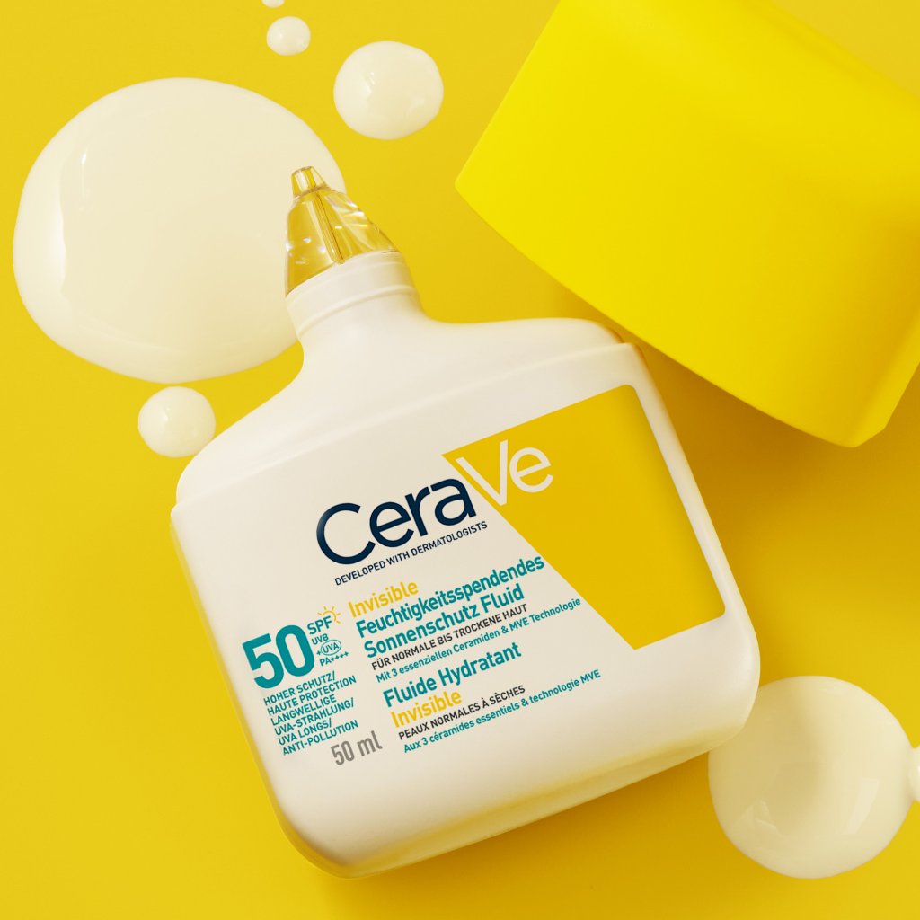 CeraVe Invisible Feuchtigs.  Sonnenschutz Fl. LSF 50 50 ml