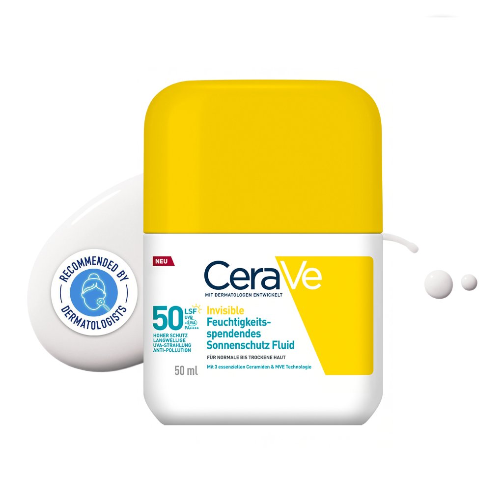 CeraVe Invisible Feuchtigs.  Sonnenschutz Fl. LSF 50 50 ml