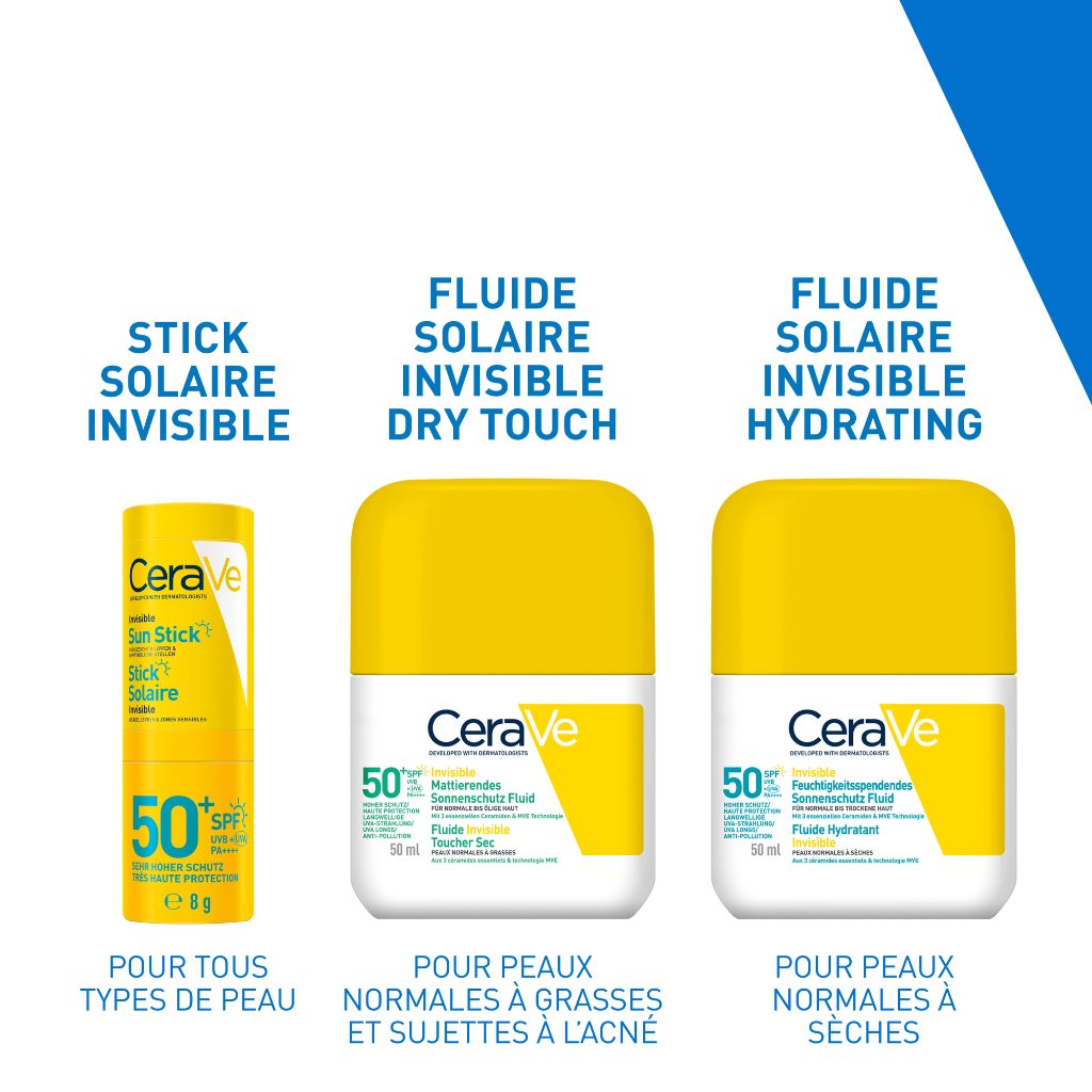 CeraVe Invisible Sun Stick LSF 50+ 8 g