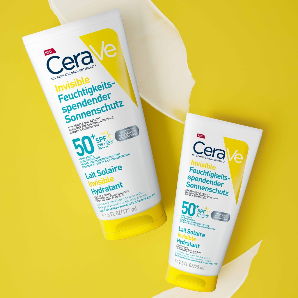 CeraVe Invisible Feuchtigkeitssp.Sonnenschutz LSF 50+ 177 ml