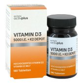 ACTIVPLUS Vitamin D3 5000 I.E.+K2 Depot Tabletten