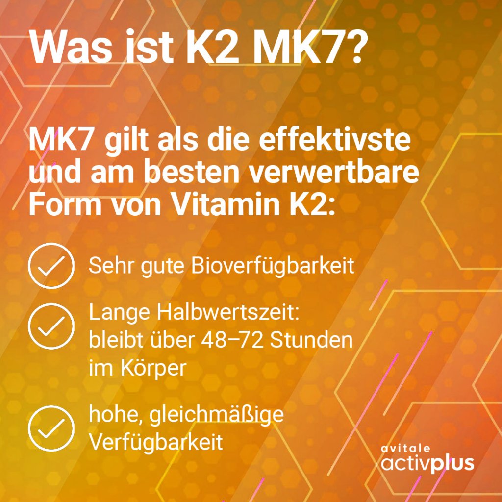 ACTIVPLUS Vitamin D3 5000 I.E.+K2 Depot Tabletten
