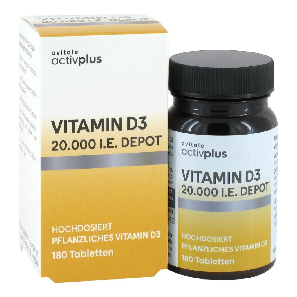 ACTIVPLUS Vitamin D3 20.000 I.E. Depot Tabletten