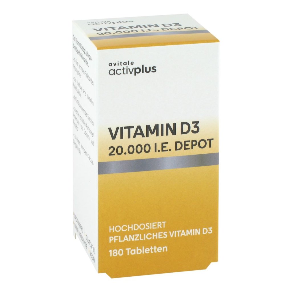 ACTIVPLUS Vitamin D3 20.000 I.E. Depot Tabletten
