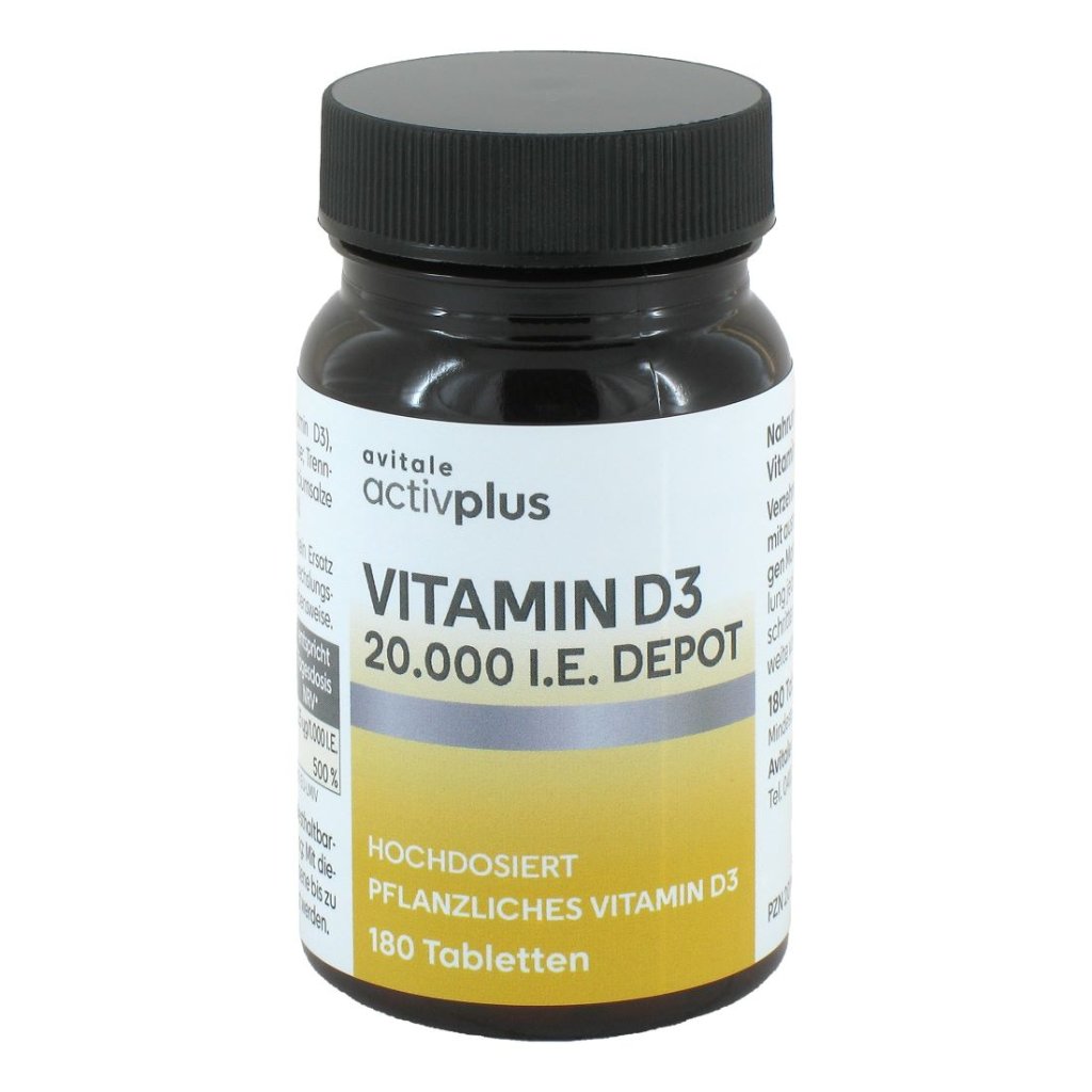 ACTIVPLUS Vitamin D3 20.000 I.E. Depot Tabletten