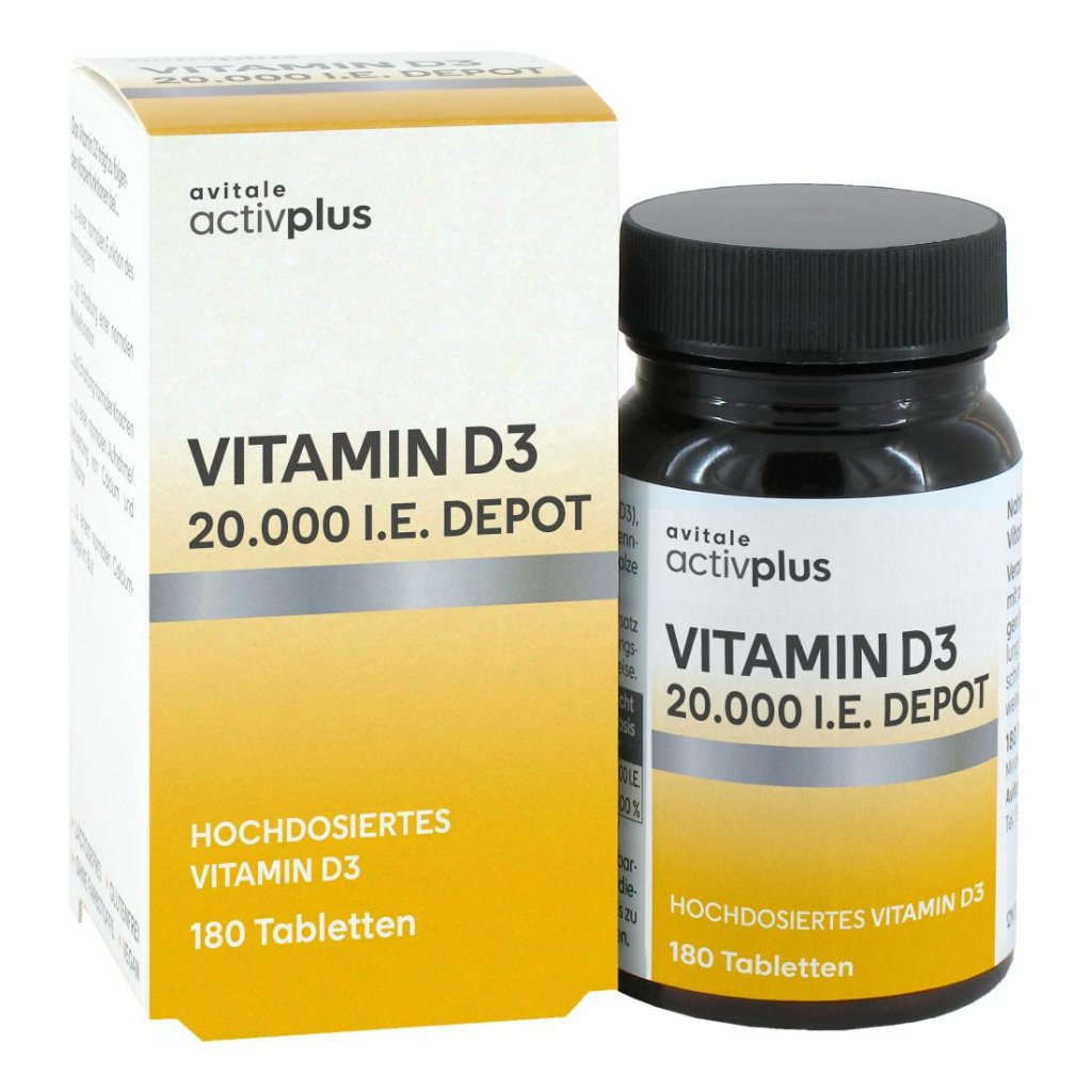 ACTIVPLUS Vitamin D3 20.000 I.E. Depot Tabletten