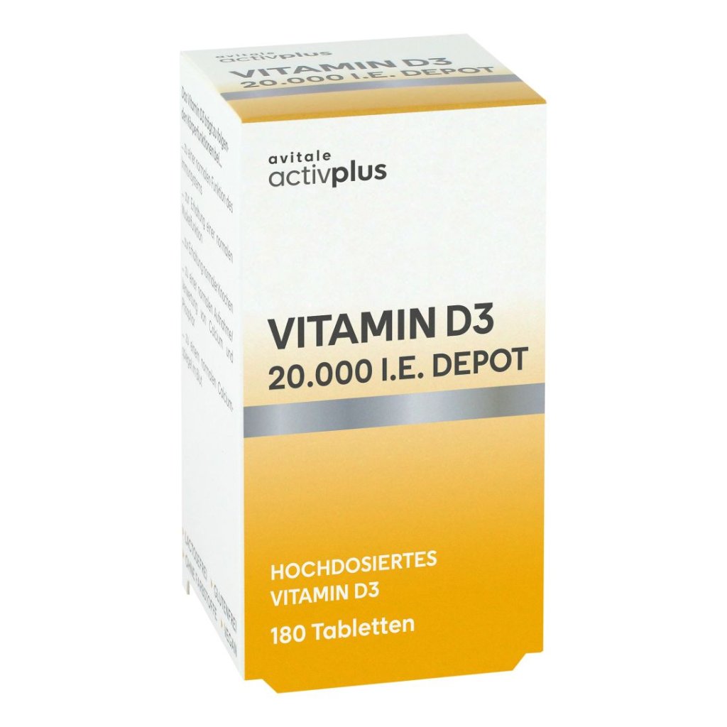 ACTIVPLUS Vitamin D3 20.000 I.E. Depot Tabletten