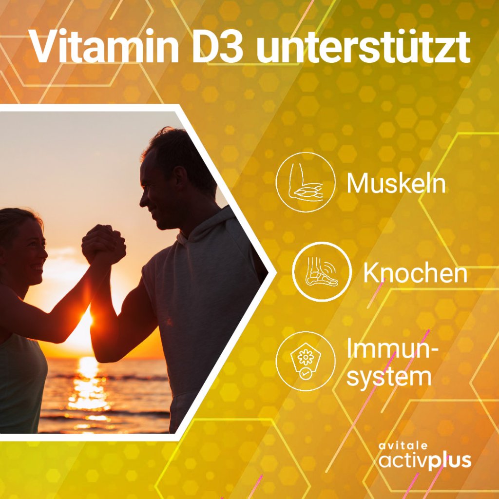 ACTIVPLUS Vitamin D3 20.000 I.E. Depot Tabletten