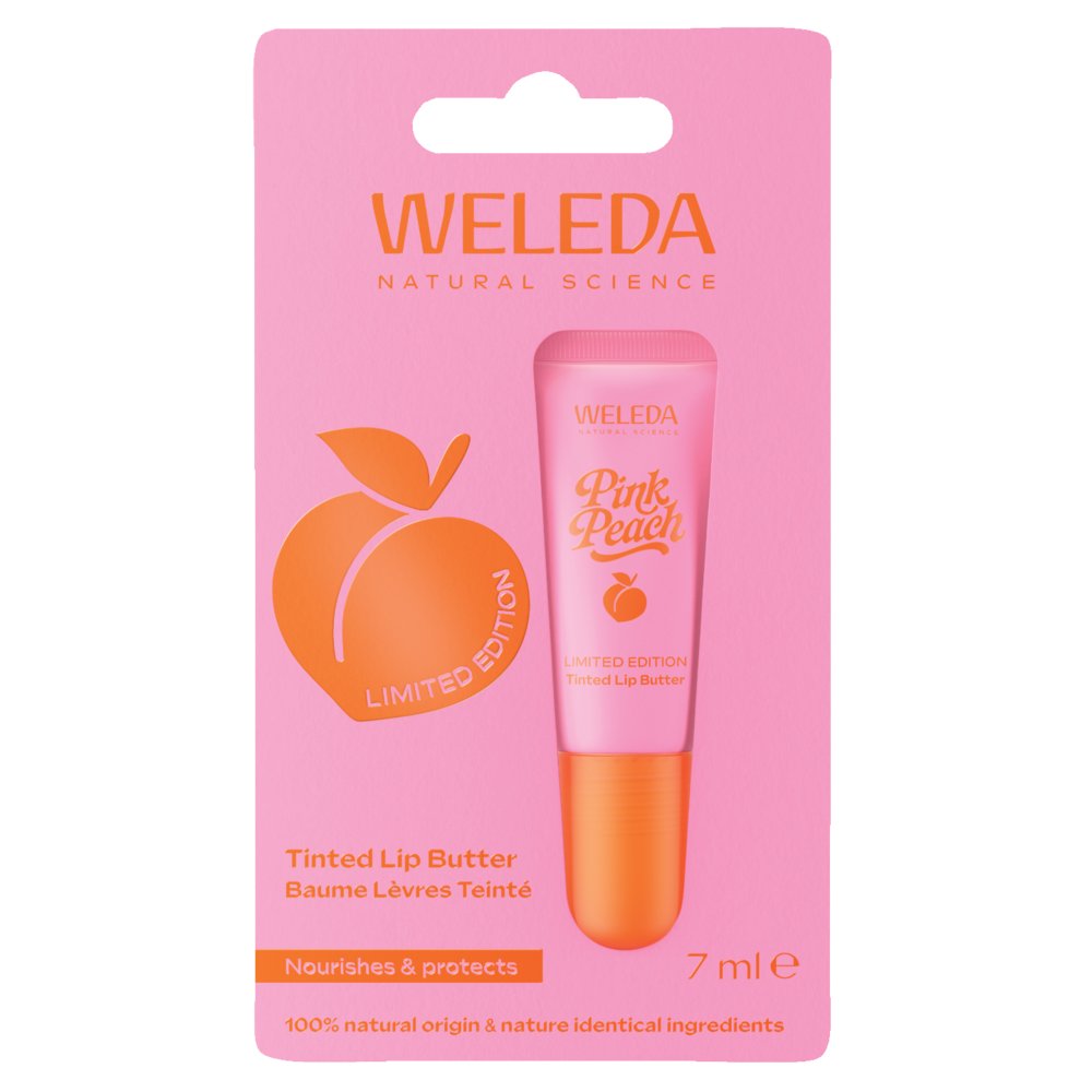 WELEDA Pink Peach tinded Lip Butter