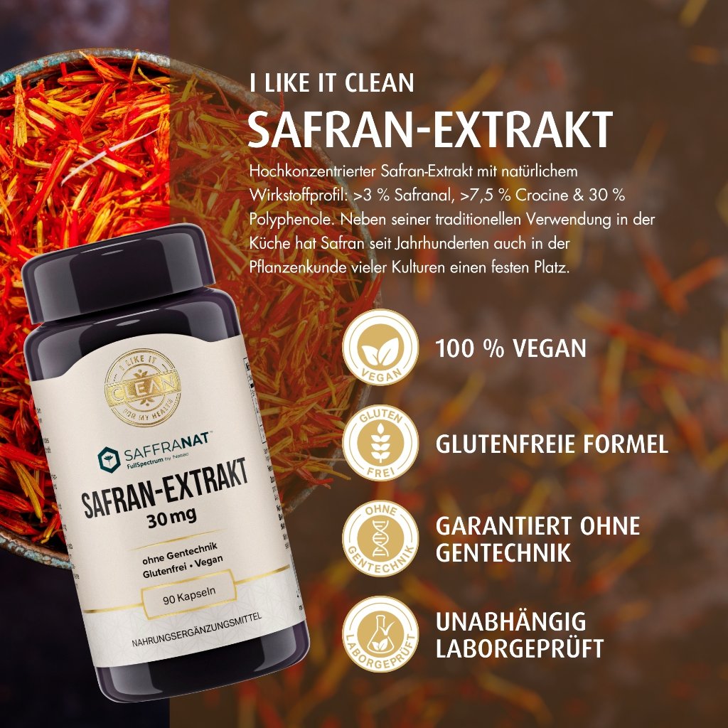 i like it clean Saffranat Safran-Extrakt 30 mg