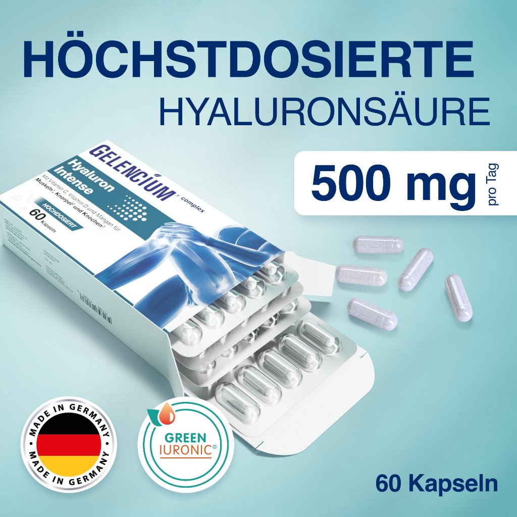 GELENCIUM Hyaluron Intense hochdos.Vitamin C Kaps.