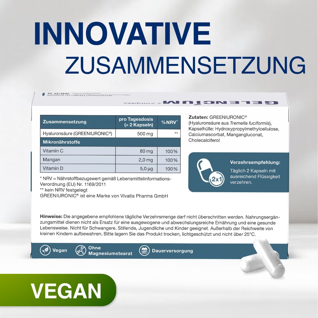 GELENCIUM Hyaluron Intense hochdos.Vitamin C Kaps.