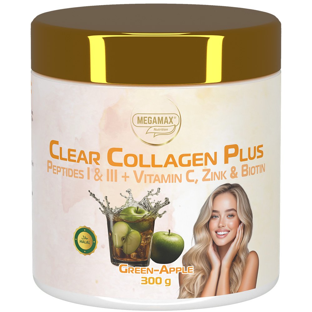 CLEAR COLLAGEN Plus Kollagen Pepti.Plv.green apple