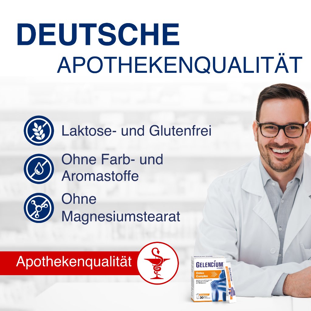 GELENCIUM Osteo Complex Calcium D3 K2 f.Knoch.Btl.