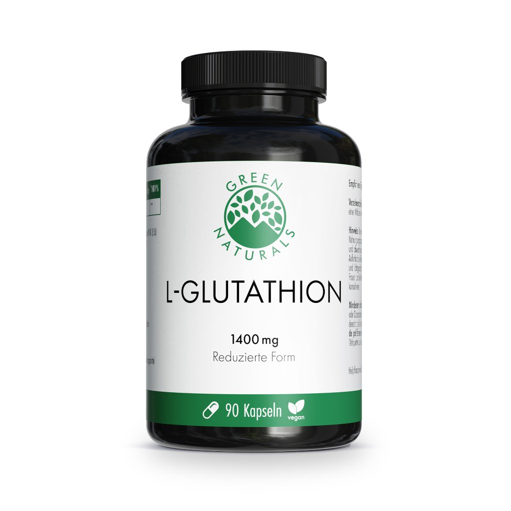 GREEN NATURALS L-Glutathion 1.400 mg vegan