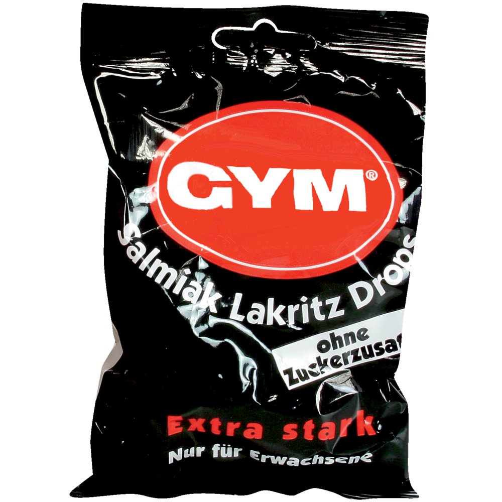 GYM Salmiak Lakritz Drops zuckerfrei