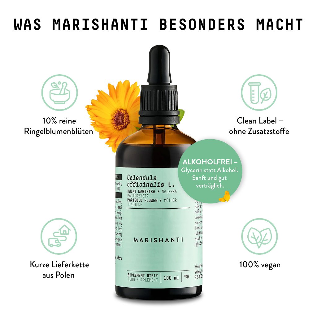 Marishanti Ringelblume Extrakt – alkoholfrei
