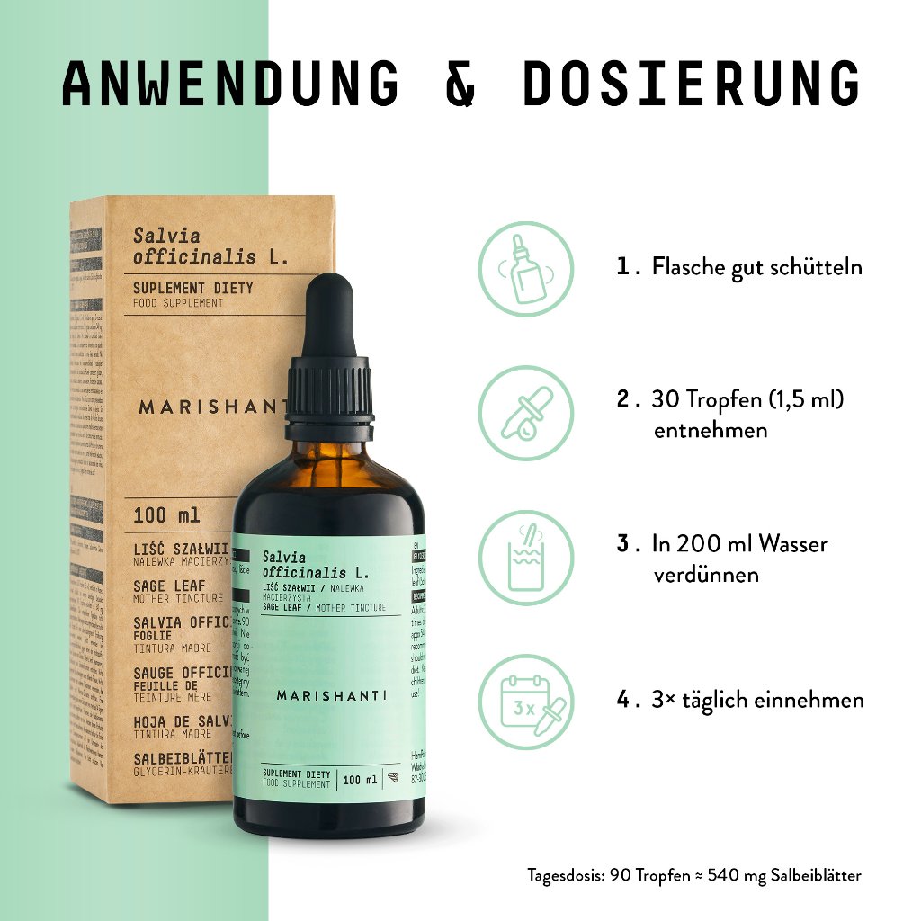 Marishanti Salbei Extrakt – alkoholfrei