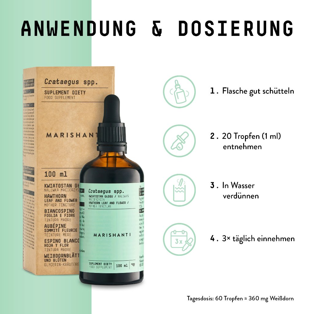 Marishanti Weißdorn Extrakt – alkoholfrei