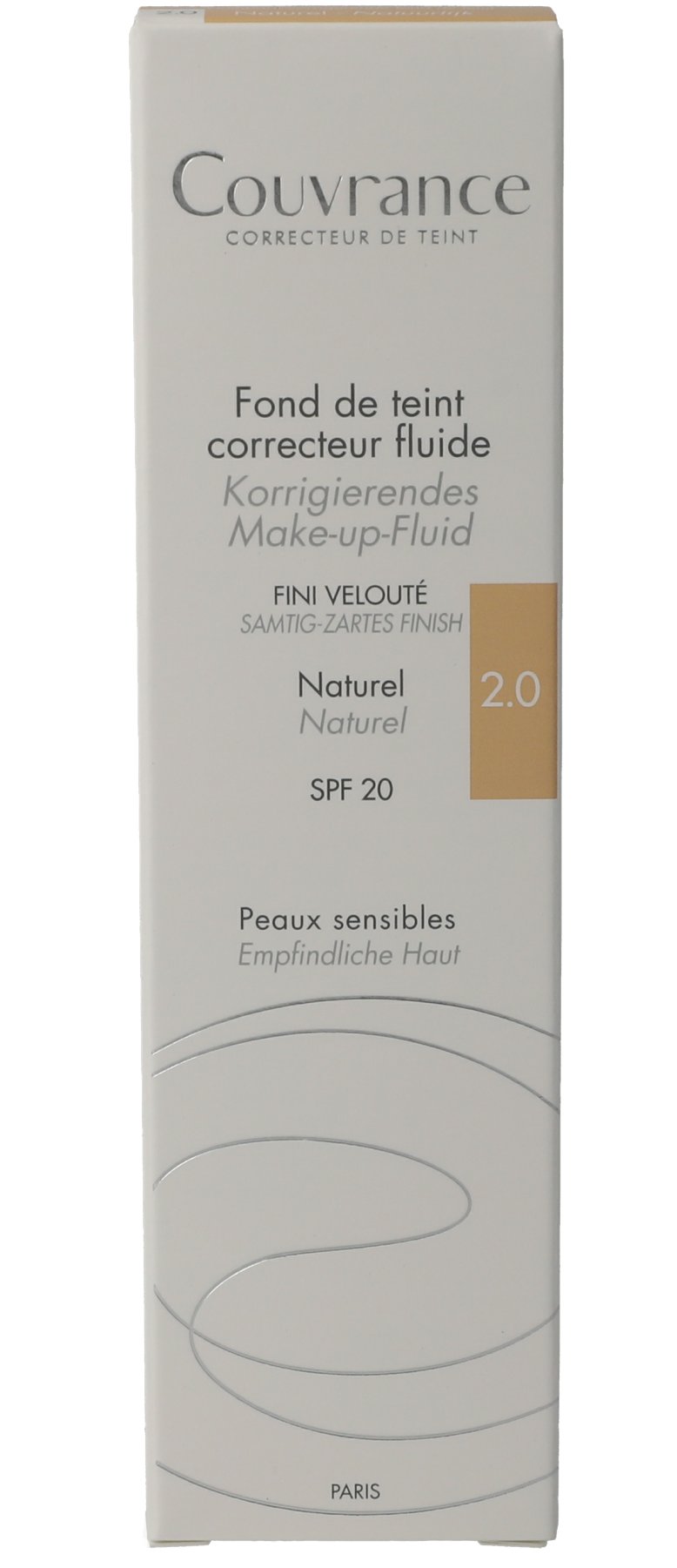 AVENE Couvrance korrigier.Make-up Fluid natur.2.0