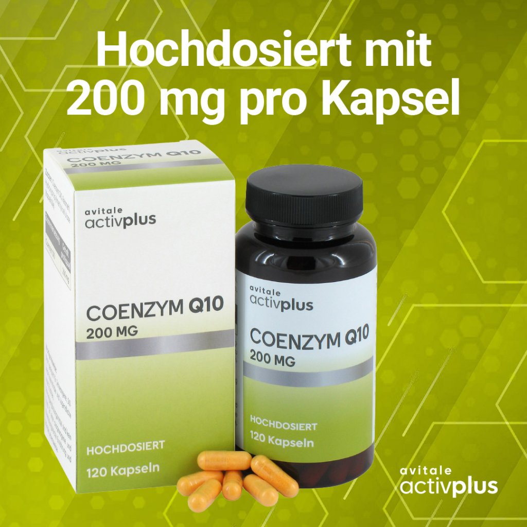 ACTIVPLUS Coenzym Q10 200 mg Kapseln