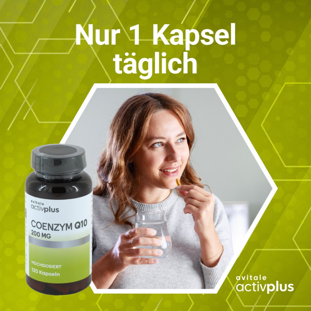 ACTIVPLUS Coenzym Q10 200 mg Kapseln