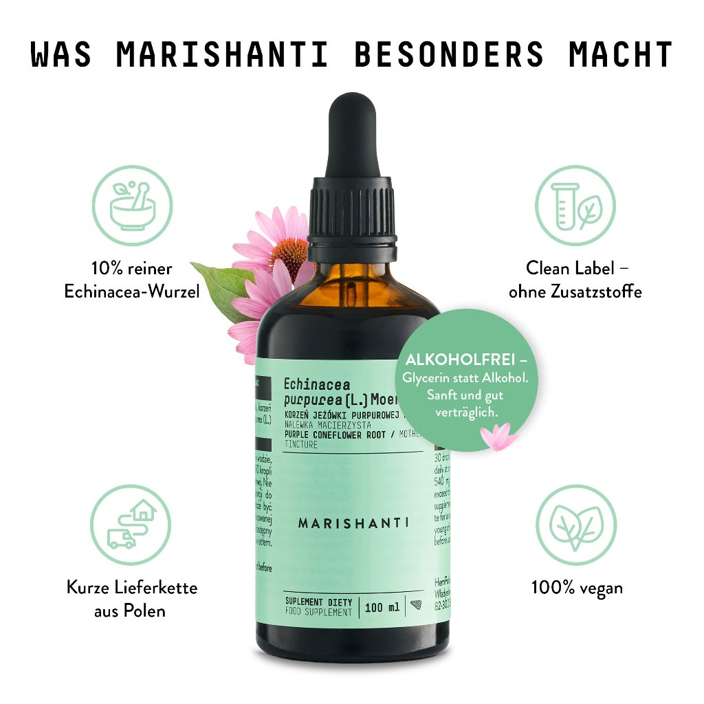 Marishanti Echinacea Extrakt – alkoholfrei