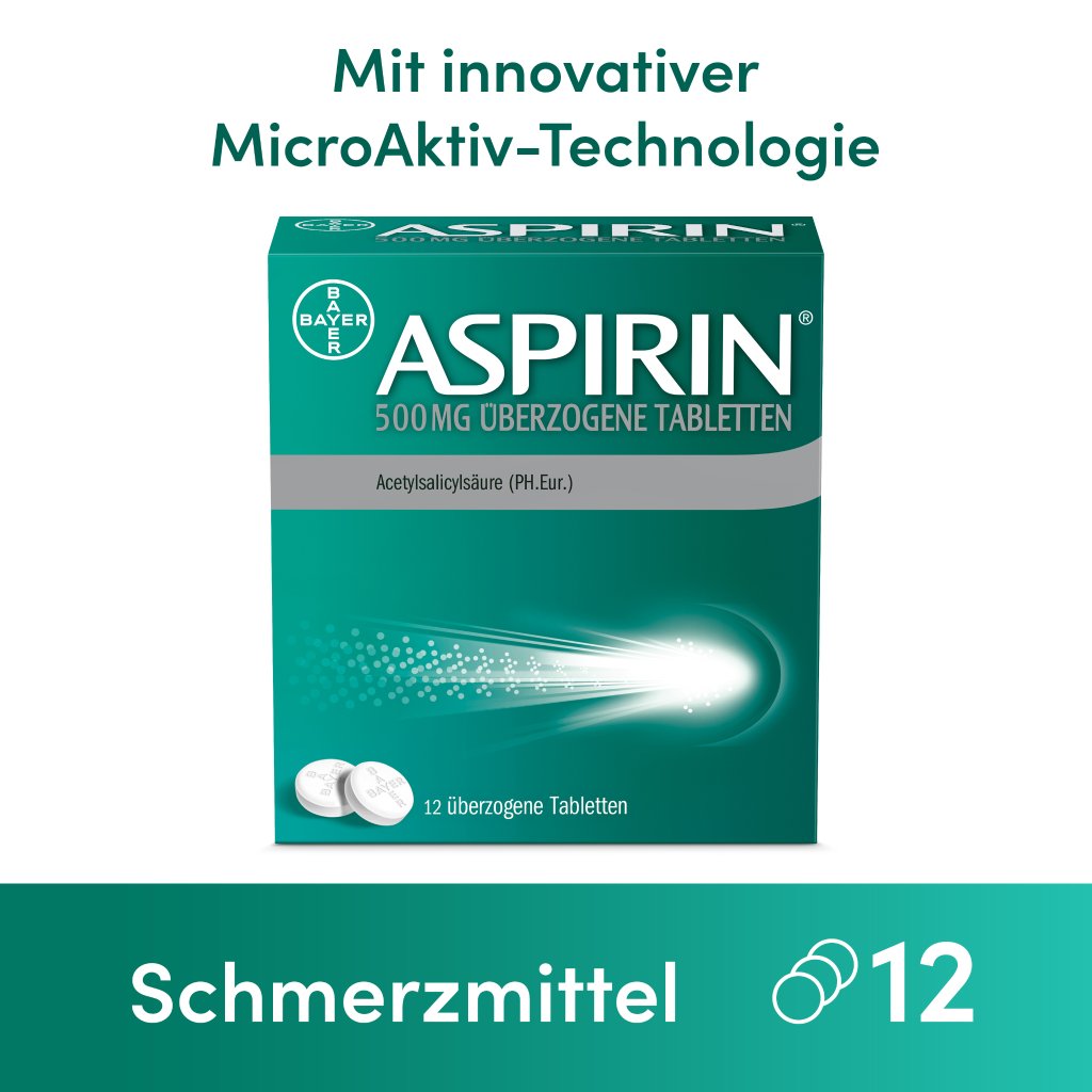 ASPIRIN 500 mg überzogene Tabletten