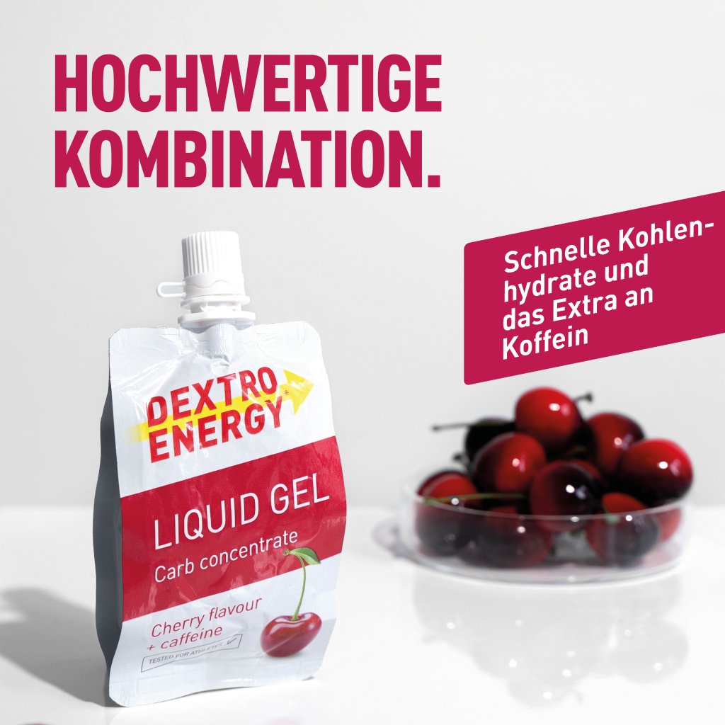 DEXTRO ENERGY Sports Nutr.Liquid Gel Cherry