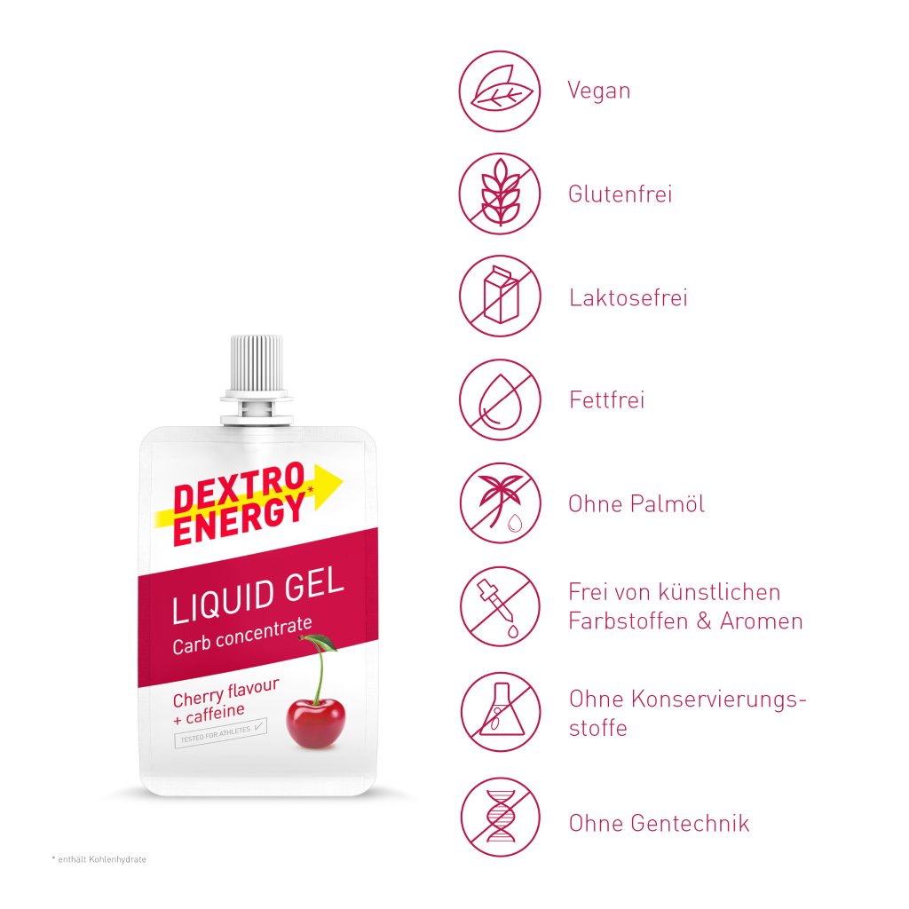 DEXTRO ENERGY Sports Nutr.Liquid Gel Cherry