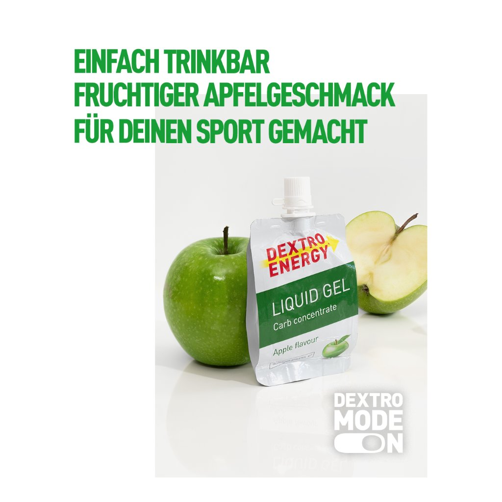 DEXTRO ENERGY Sports Nutr.Liquid Gel Apple