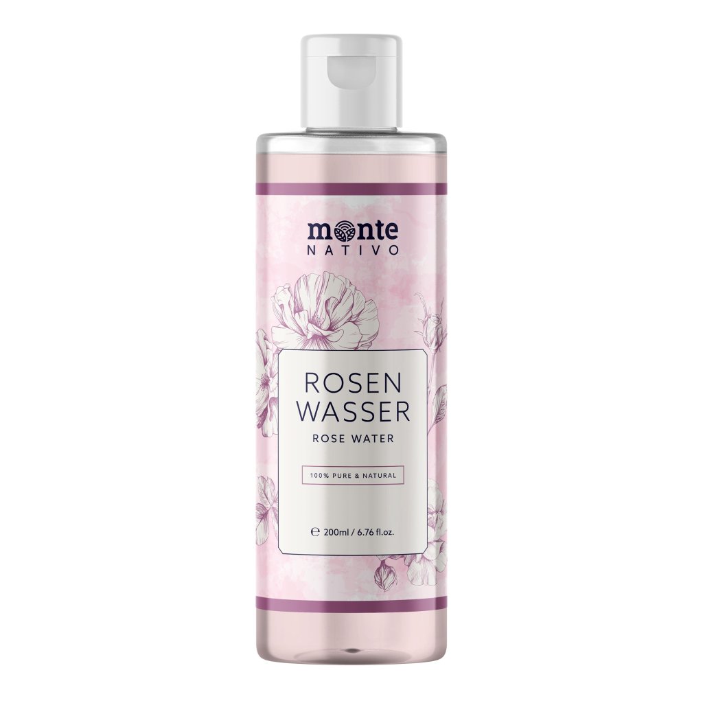 Monte Nativo Rosenwasser – 100% rein für Gesicht & Haar