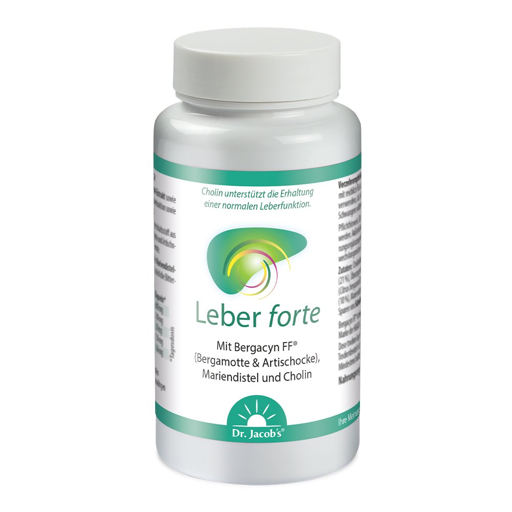 LEBER FORTE Bergamot Mariendistel Cholin Dr.Jacobs
