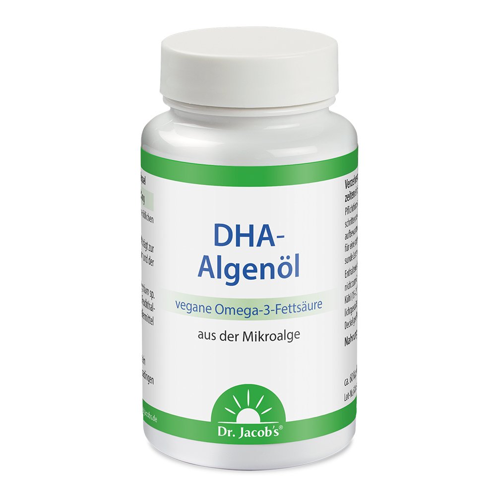DHA-ALGENÖL Kapseln Omega-3 vegan Dr.Jacob's