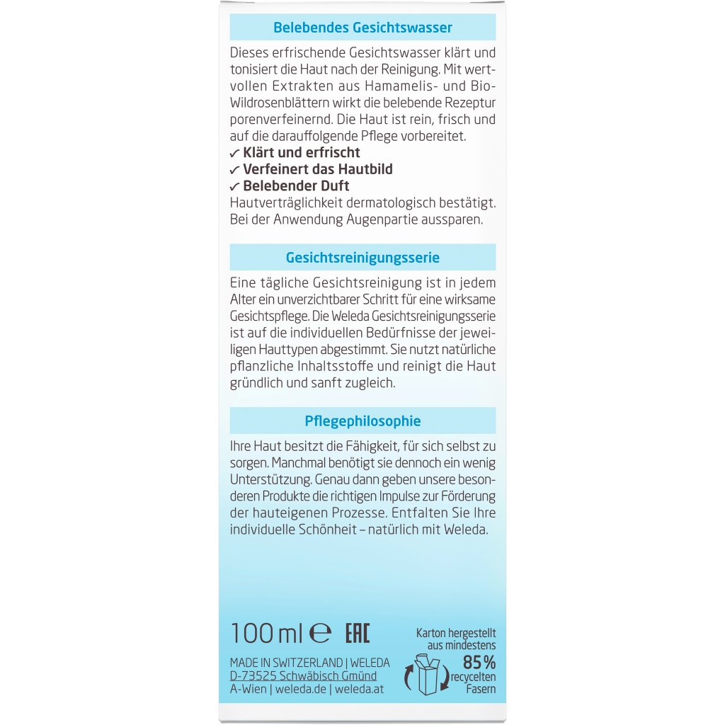 WELEDA belebendes Gesichtswasser