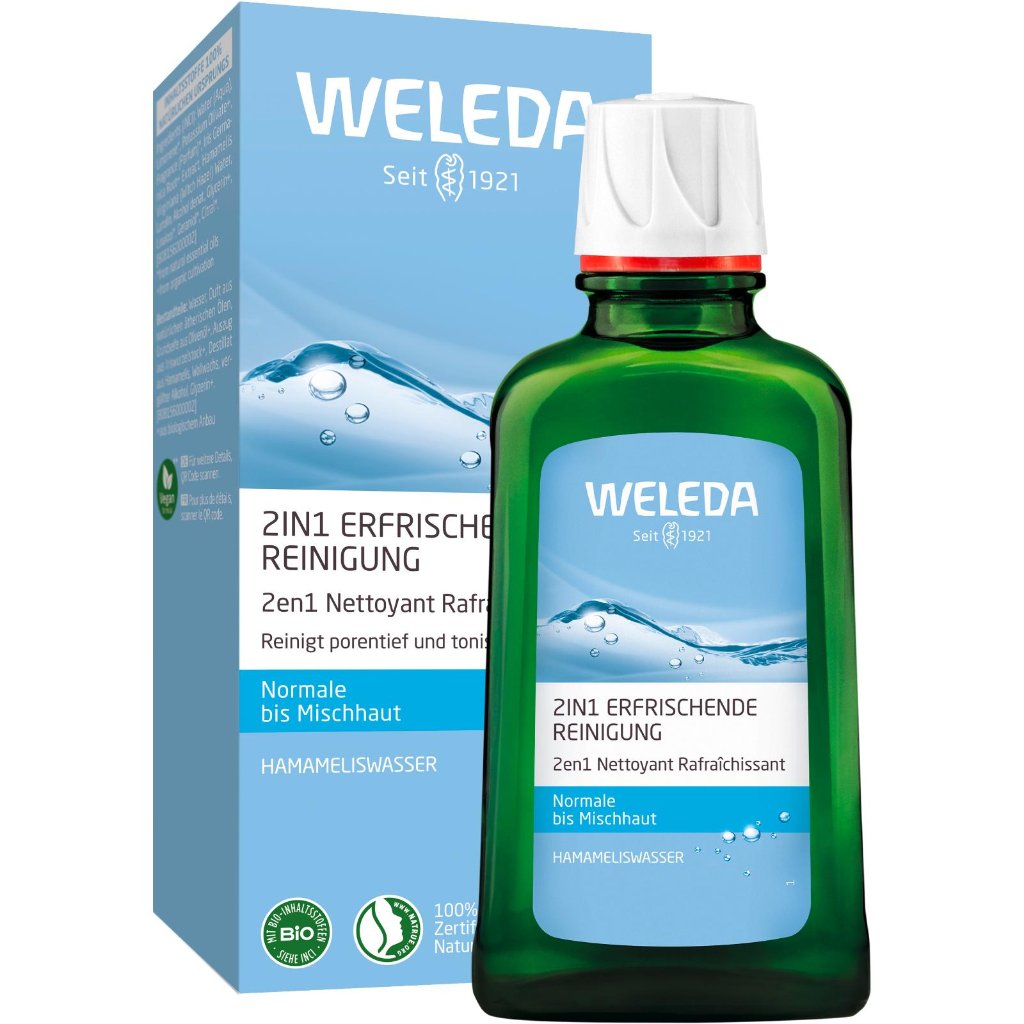 WELEDA 2in1 erfrischende Reinigung Milch