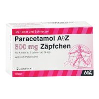 PARACETAMOL AbZ 500 mg Zäpfchen