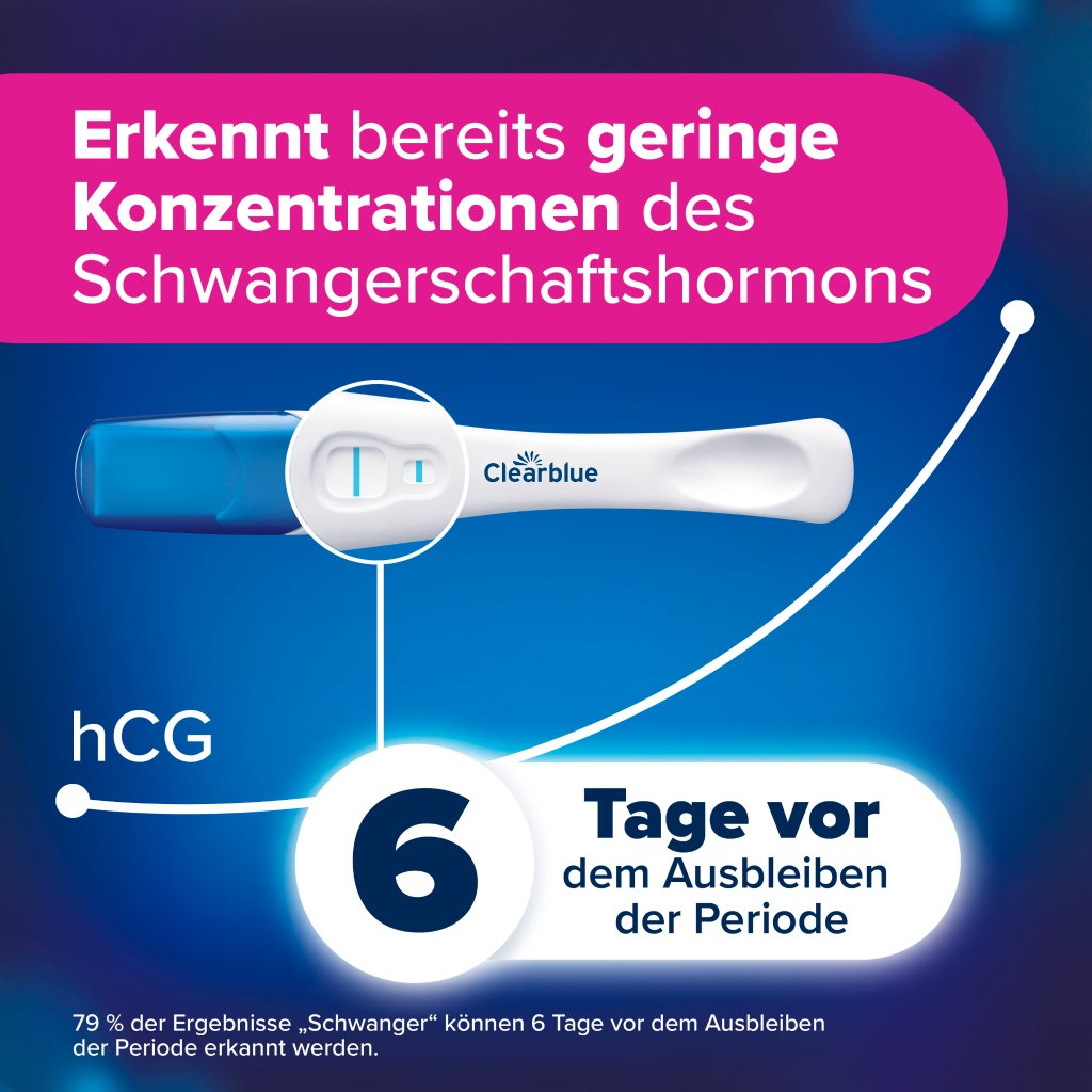 CLEARBLUE Schwangerschaftst.Ultra frühe Erken.Urin