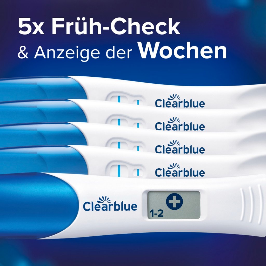 CLEARBLUE Schwangerschaftstest Multicheck 4+1 Urin