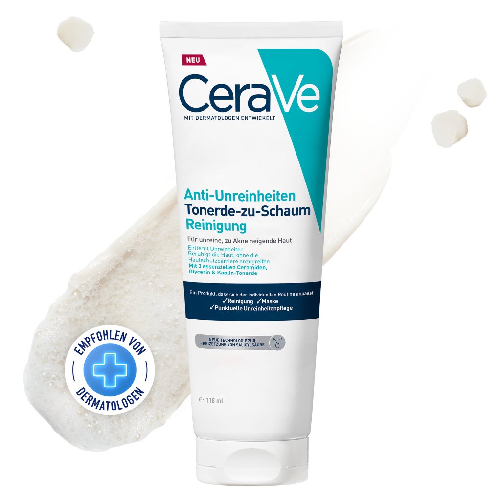 CeraVe Tonerde-zu-Schaum-Reinigung