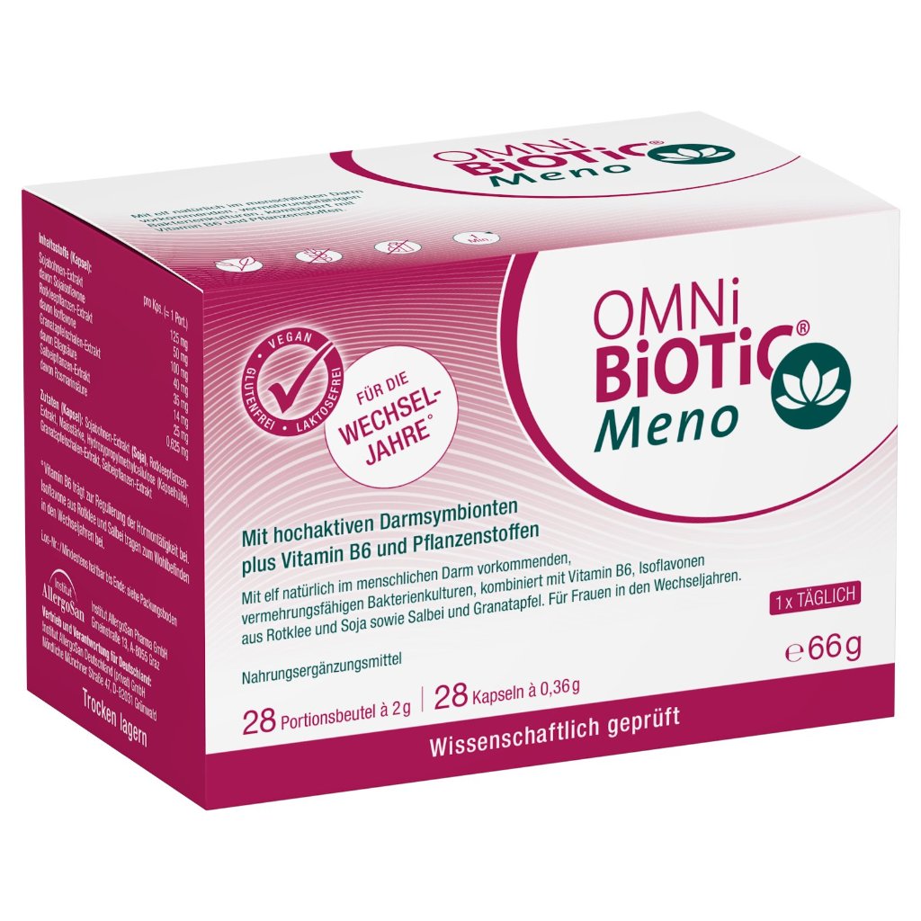 OMNI BiOTiC Meno 28x2 g Sachets+28 Kapseln
