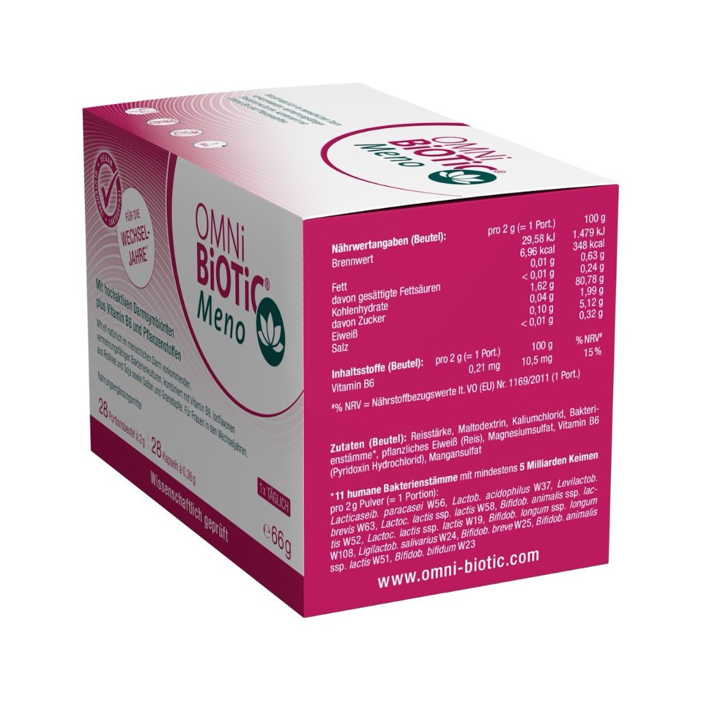 OMNI BiOTiC Meno 28x2 g Sachets+28 Kapseln