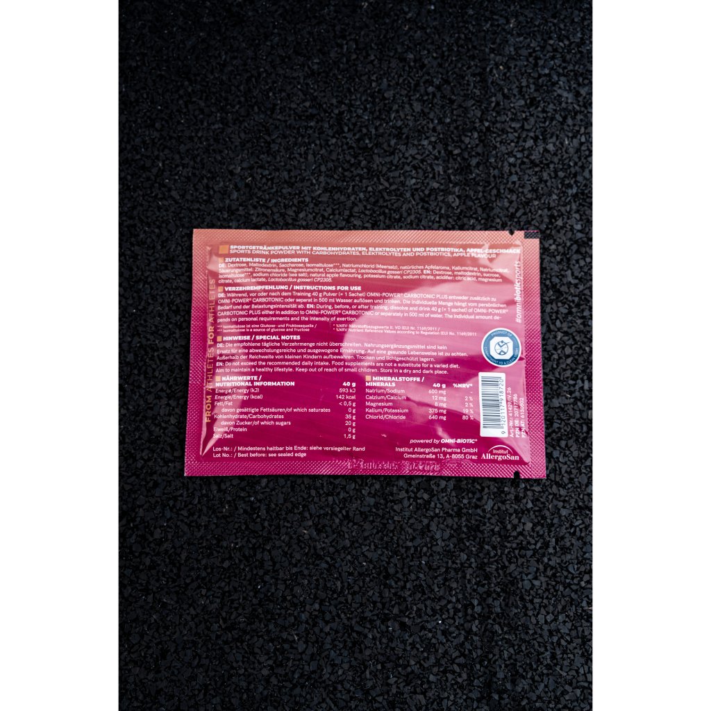 OMNI POWER CARBO TONIC PLUS Pulver Sachet