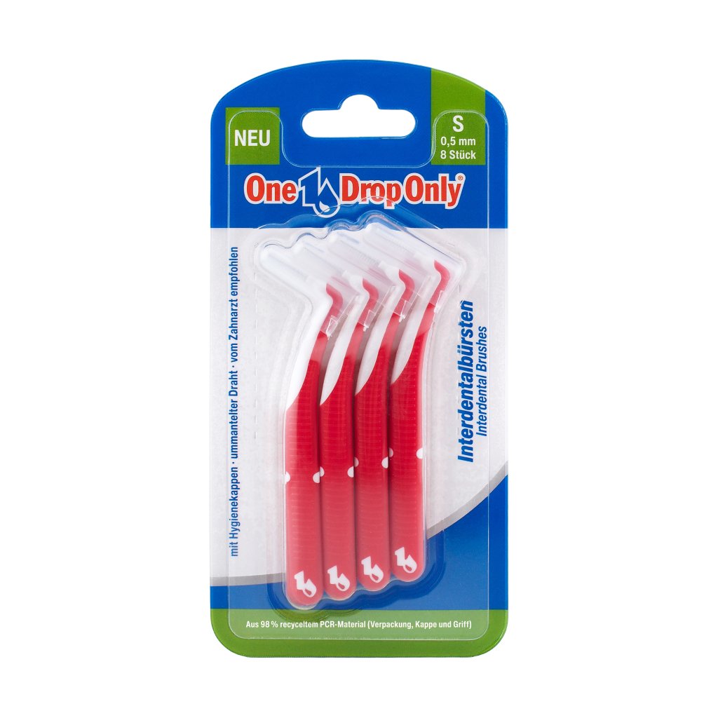 ONE DROP Only Interdentalbürsten S 0,5 mm rot